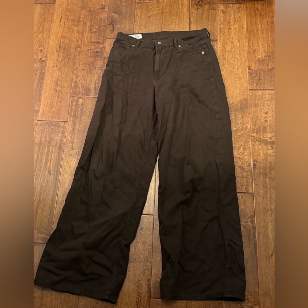 chocolate brown jeans